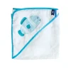 Cape de bain bébé poisson vert - 80 x 80 cm