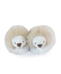 Chaussons bébé en peluche Lion - Unicef - 0-6 mois