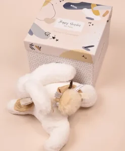 Coffret Pantin Lapin beige - Happy Wild - 25 cm