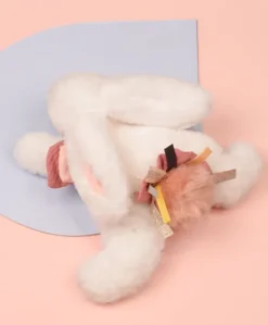 Coffret Pantin Lapin Vieux rose - Happy Boho - 25 cm