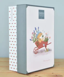 Doudou attache-sucette Vache Anette - 19 cm