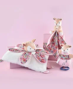 Doudou FAON beige avec mouchoir - BOH'AIME