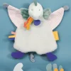 Doudou plat dinosaure vert Filou - 25 cm