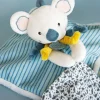 Doudou plat Yoca le koala - 25 cm