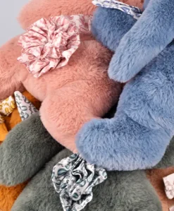 Lapin DOUDOU® - Peluche lapin Rose poudré - 25 cm