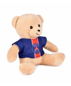 Ours en peluche avec maillot PSG - 15 cm