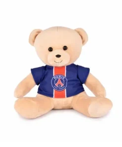 Ours en peluche avec maillot PSG - 25 cm