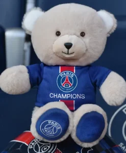 Ours en peluche PSG Champion - Edition limitée - 23 cm
