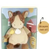 Peluche cheval - 17 cm - DOUDOU de la ferme avec boite sonore