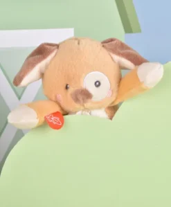 Peluche chien - 17 cm - DOUDOU de la ferme avec boite sonore