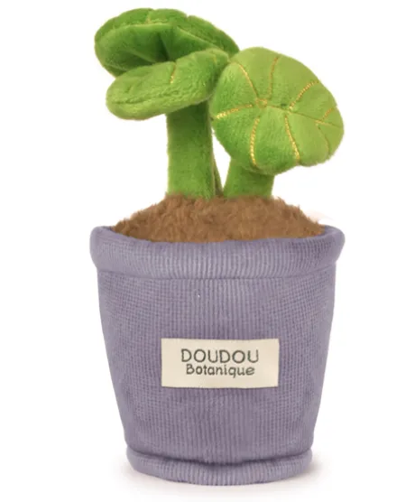 Peluche fleur - 9 cm - Botanique - Pot Violet