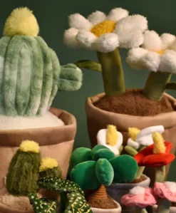 Peluche fleur - Marguerite - 25 cm