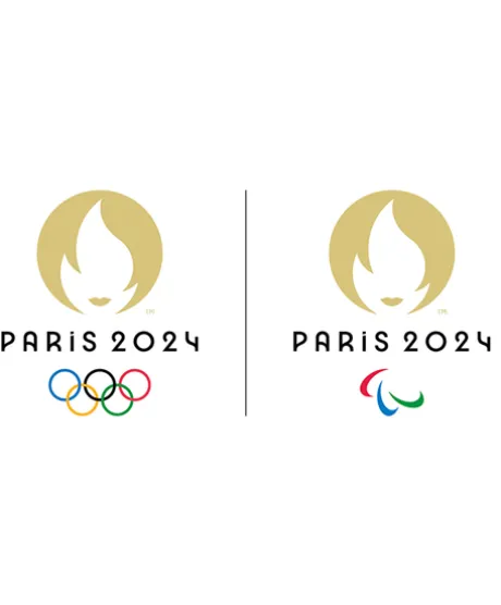 Peluche géante Mascotte Officielle Jeux Paralympiques Paris 2024 - 130 cm - Fabriquée en France