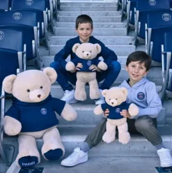 Peluche officielle OURS PSG capuche - 35 cm