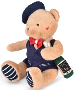 Peluche Ours beige- Célébration - 25 cm