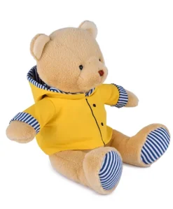 Peluche Ours Marin avec ciret jaune - 28 cm