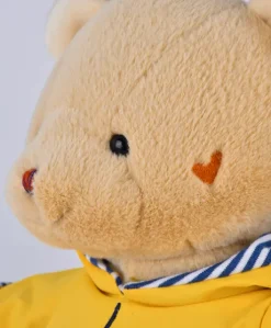 Peluche Ours Marin avec ciret jaune - 28 cm