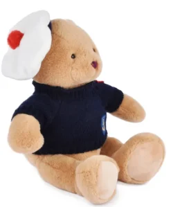 Peluche Ours Marin avec pull over - 28 cm