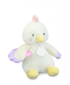 Peluche poule - 17 cm - DOUDOU de la ferme avec boite sonore