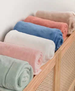 Plaid douceur 70*100cm - Rose