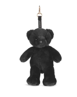 porte clé - Bijou de sac Ours peluche noir - 20 cm - Noir