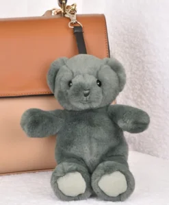 porte clé - Bijou de sac Ours peluche - 20 cm - Vert