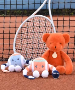 Porte-clés peluche Roland-Garros- Monsieur Balle -12 cm
