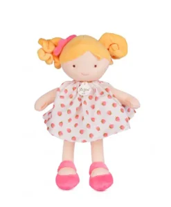Poupee tissu PRETTY - Fraise - 28 cm