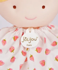 Poupee tissu PRETTY - Fraise - 28 cm