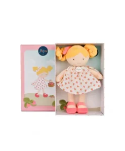 Poupee tissu PRETTY - Fraise - 28 cm