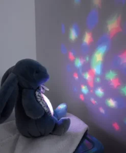 Veilleuse Lapin Musicale Projection mur avec chansons Douces - Jaune moutarde